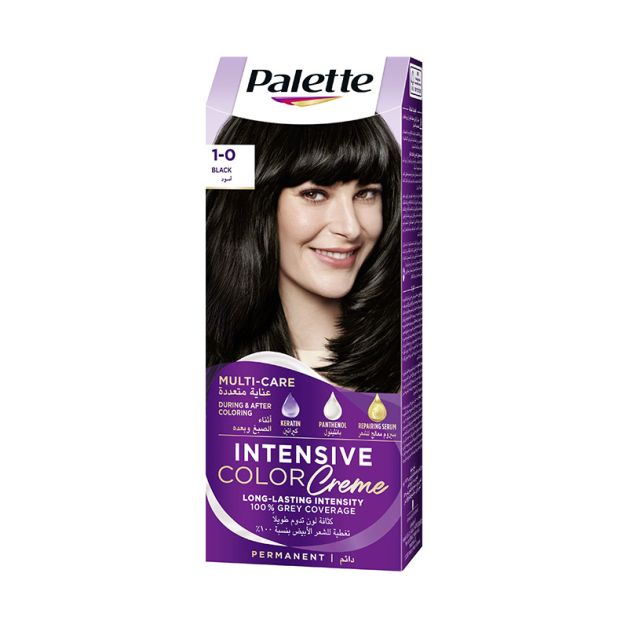 Palette hair color 10 Black Intensive color creme